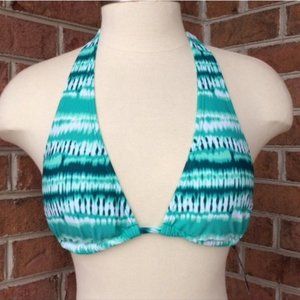 NWT Old Navy green tie dye bikini top